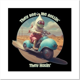 They See Me Rollin' - They Hatin' Scooter Posters and Art